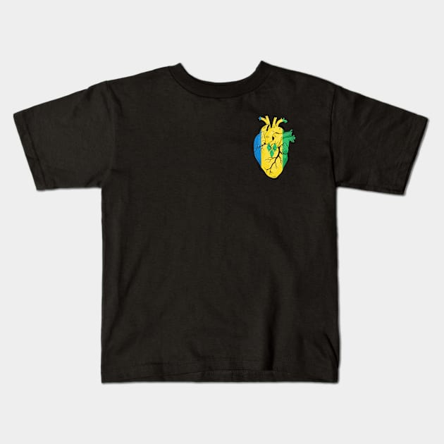 Saint Vincent Kids T-Shirt by daybeear